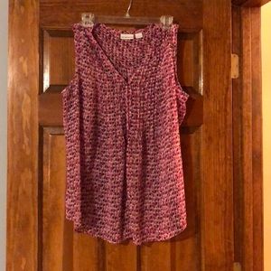 Sheer sleeveless top